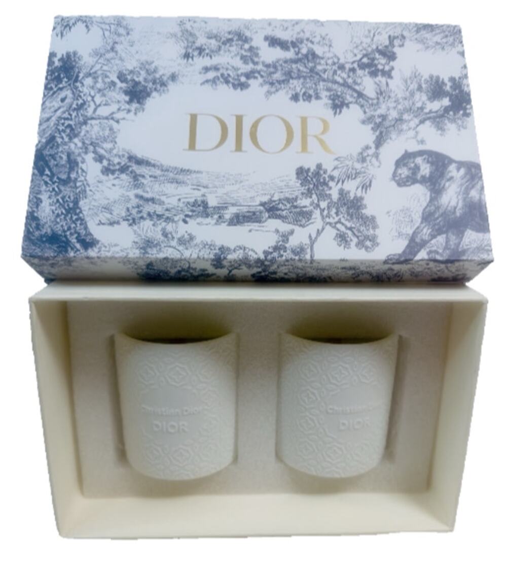 Christian Dior Beauty Candle Set (2) – GWP | New in Dior Gift Box | Wooden Wicks